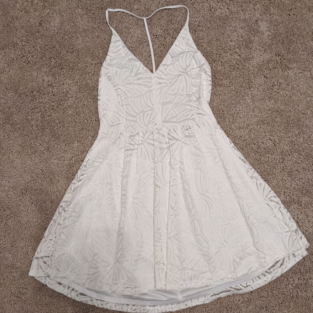 White dress perfect for a bachelorette